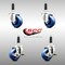 Service Caster 3 Inch 316SS Solid Poly Swivel 7/8 Inch Expanding Stem Caster Brake SCC, 2PK SCC-SS316EX20S314-SPUS-2-TLB-2-78 - alternate 5